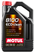 Motul 5L Synthetic Engine Oil 8100 0W30 4x5L ECO-CLEAN ACEA C2 API SM ST.JLR 03.5007