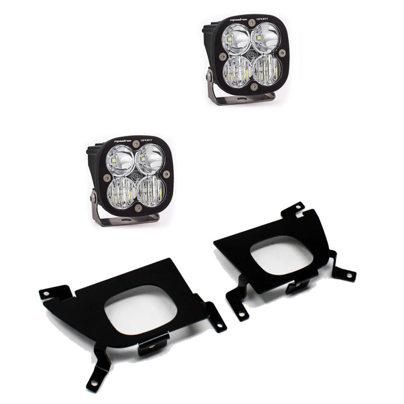 Baja Designs Squadron Sport Clear Fog Pocket Light Kit for Chevy Silverado 1500/3500HD 19-22 447517