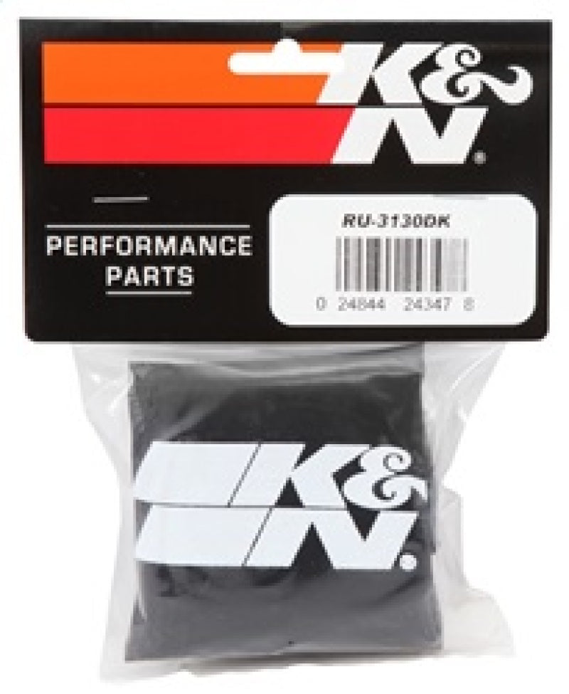 K&N Universal Air Filter Wrap - Black RU-3130