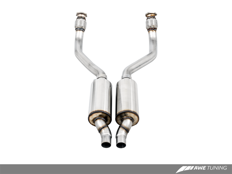 AWE Tuning Resonated Downpipes for Audi 3.0T S4 / S5 / A6 / A7 3215-11030