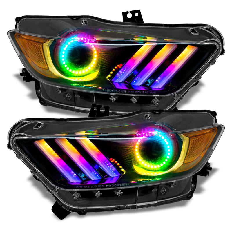 Oracle Dynamic ColorSHIFT DRL Upgrade w/ Halo Kit for 15-17 Ford Mustang V6/GT/Shelby 1335-332