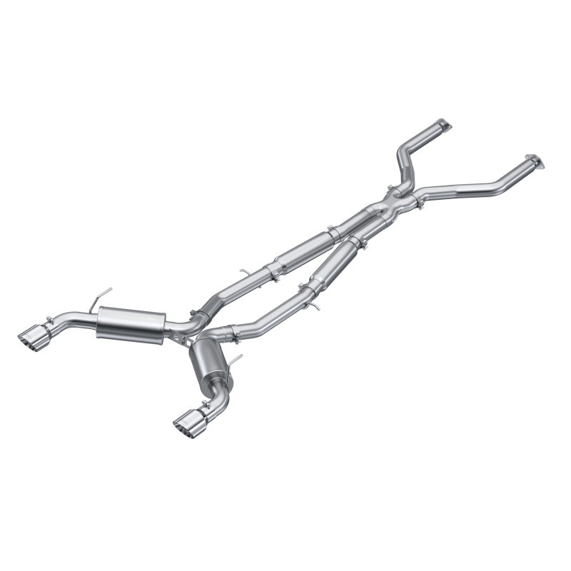 MBRP Dual Split Rear Street Version 16-22 Infiniti Q50 3.0L RWD/AWD 3