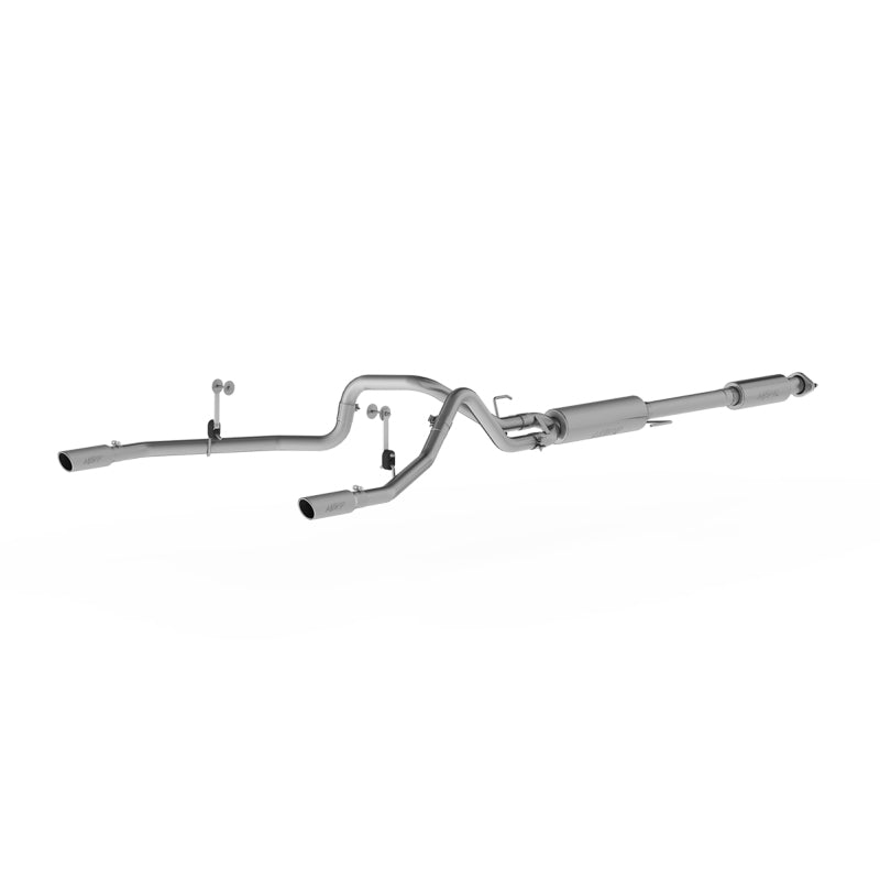 MBRP 2.5" Cat Back Dual Split Rear Exit T409 Exhaust For 15-20 Ford F-150 5.0L - S5258409