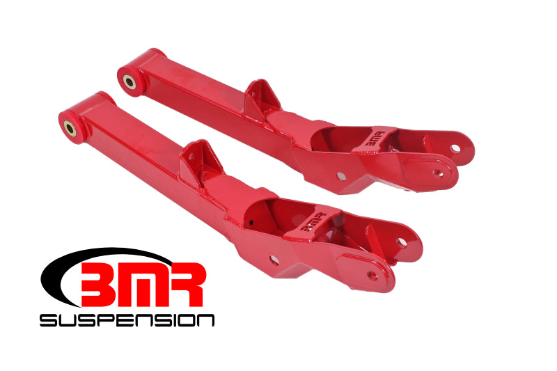 BMR 10-15 5th Gen Camaro Non-Adj. Rear Lower Control Arms (Polyurethane) - Red