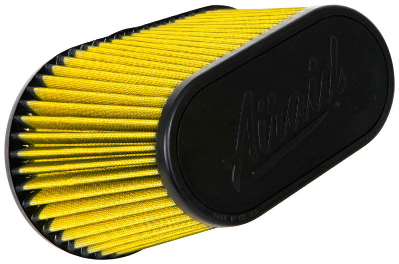 Airaid Universal Air Filter - Cone 4-1/2in FLG x 11-1/2x7in B x 9x4-1/2inTx 7-1/4in H - Synthaflow