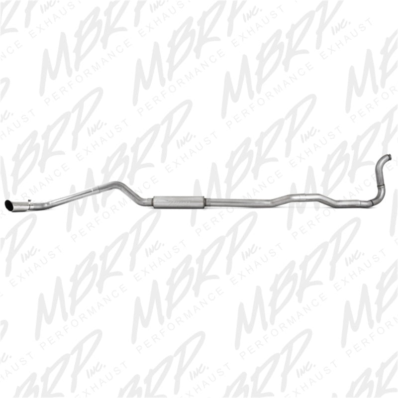 MBRP 4"Turbo Back Single Side Exit AL Exhaust For 88-93 Dodge 2500/3500 Cummins 4WD ONLY S6150AL