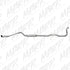 MBRP 4"Turbo Back Single Side Exit AL Exhaust For 88-93 Dodge 2500/3500 Cummins 4WD ONLY S6150AL