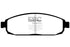 EBC 05-10 Jeep Commander 3.7 Greenstuff Front Brake Pads