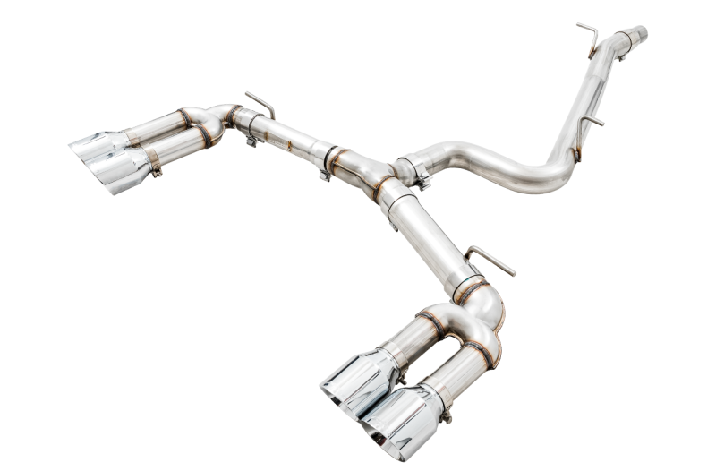 AWE Tuning Track Edition Exhaust w/Chrome Silver Tips 102mm for Audi 8V S3 3015-42142