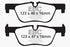 EBC 14+ BMW 228 Coupe 2.0 Turbo ATE calipers Ultimax2 Rear Brake Pads