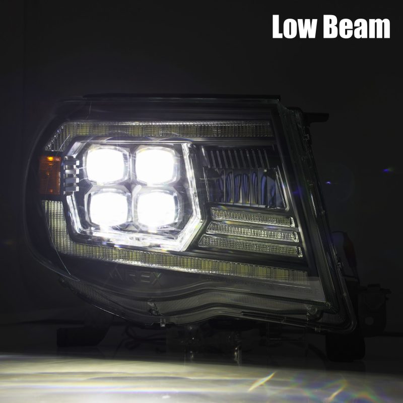 AlphaRex NOVA LED Projector Headlights Plank Style Black for 05-11 Toyota Tacoma 880744