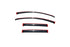 AVS 07-14 Ford Edge Ventvisor In-Channel Front & Rear Window Deflectors 4pc - Smoke