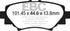 EBC 14+ Mazda 3 2.0 (Japan Build) Greenstuff Rear Brake Pads