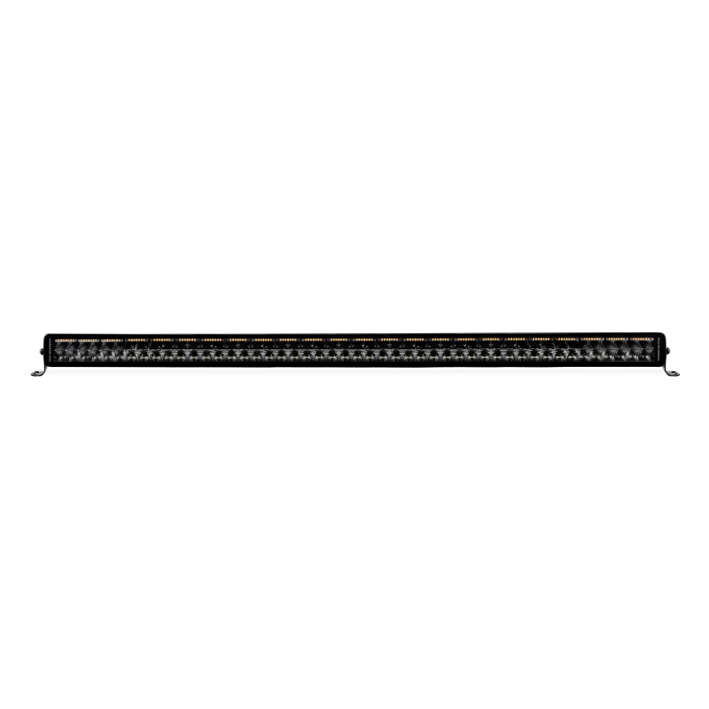 Go Rhino Universal Blackout Combo Series 50in Double Row LED Light Bar w/ Amber Lighting - Black