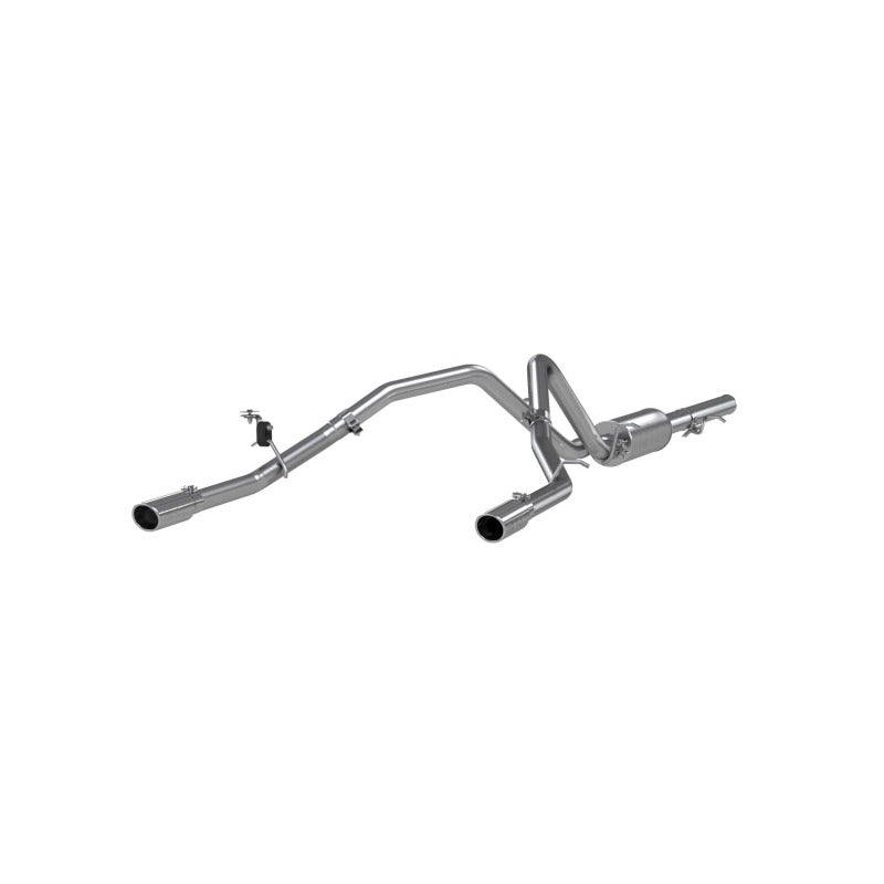 MBRP 2.5" Cat Back, Dual Split Rear 2009 Chev/GMC 1500 4.8/5.3L EC/CC (excluding 8 bed) S5058AL