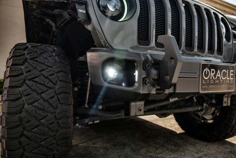 ORACLE Lighting High Performance 20W LED Fog Lights - No Halo for Jeep Wrangler/Gladiator 5847-504