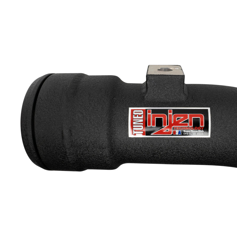 Injen Wrinkle Black SES Intercooler Cold Side Pipe - SES9004ICPCWB