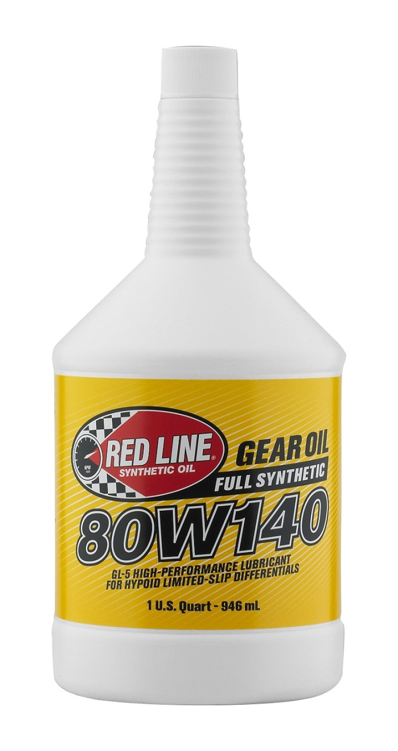 Red Line 80W140 Gear Oil GL-5 (Set of 12 x 1 Qt. Bottle) 58104