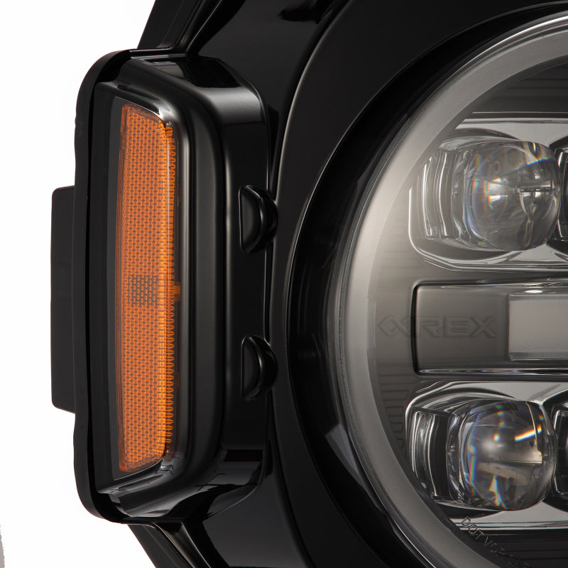 AlphaRex NOVA LED Projector Headlights Black for 21-23 Ford Bronco 880260