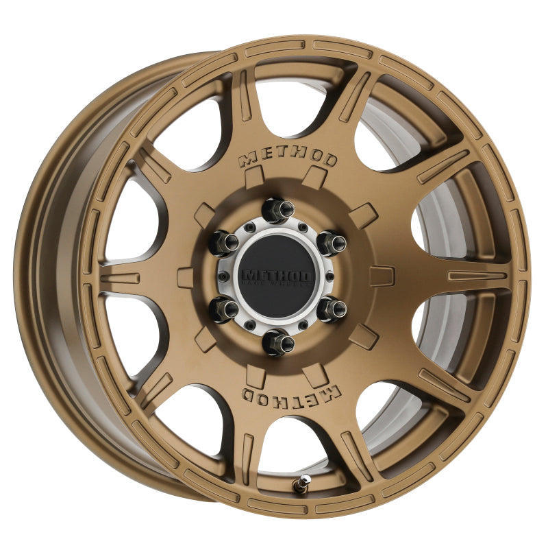 Method MR308 Roost 17x8.5 0mm Offset 6x5.5 106.25mm CB Method Bronze Wheel