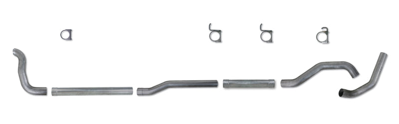 Diamond Eye KIT 4in TB MFLR RPLCMENT PIPE SGL AL: 2-WHEEL DRIVE ONLY 89-93 DODGE CUMMINS 5.9L