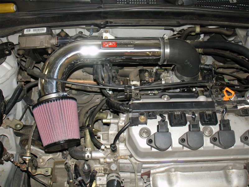 Injen Polished IS Short Ram Cold Air Intake System For 01-05 Civic Dx Lx Ex Hx - IS1565P
