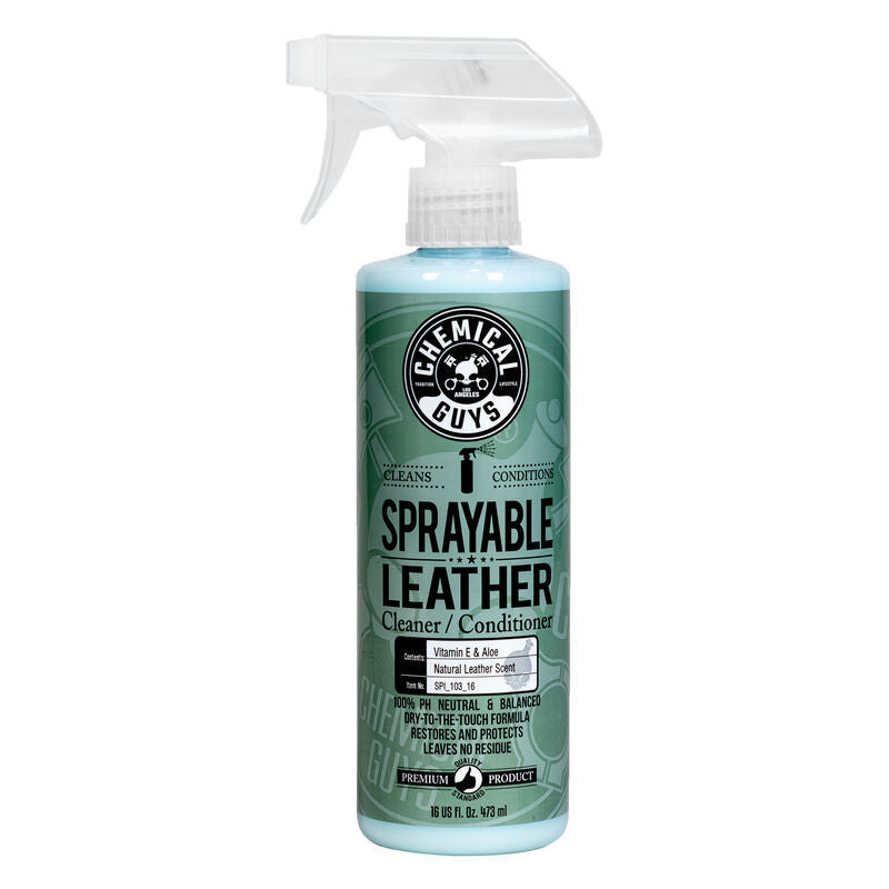 Chemical Guys Sprayable Leather Cleaner & Conditioner In One (Set of 6 x 16 Oz.) SPI_103_16