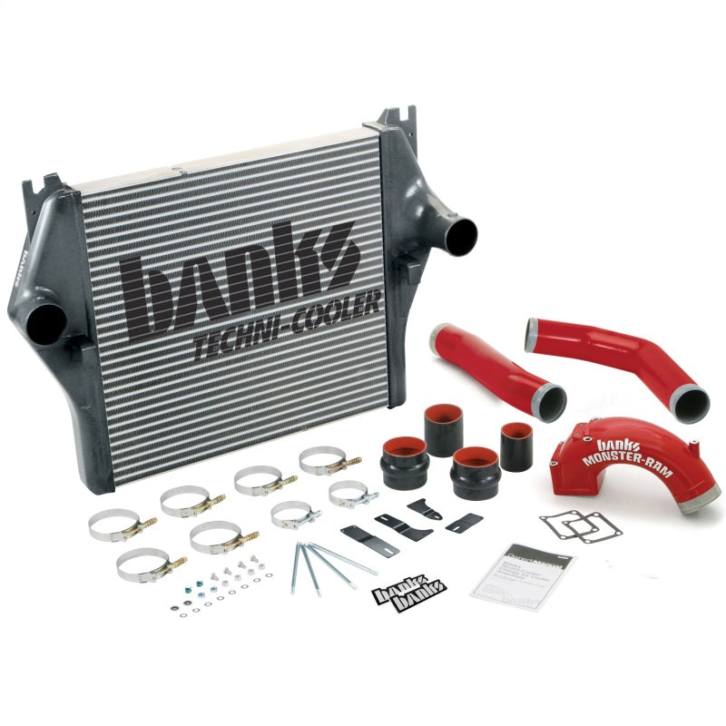 Banks Power Intercooler Upgrade Techni-Cooler System 03-05 Dodge 5.9L (red powder-coated) 25980