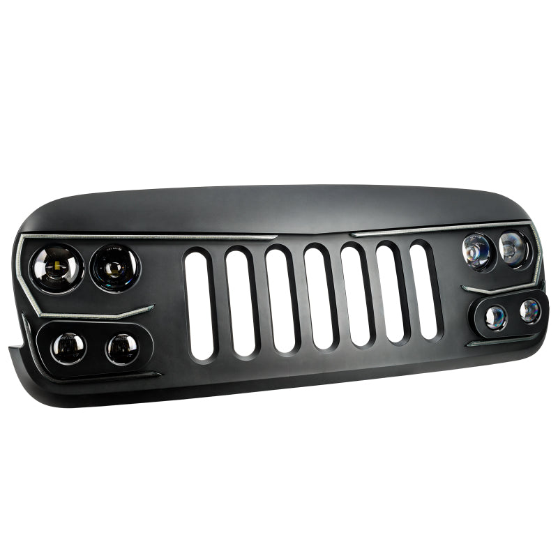 ORACLE Lighting VECTOR Pro-Series Full LED Grill for Jeep Wrangler JK 5817-PRO