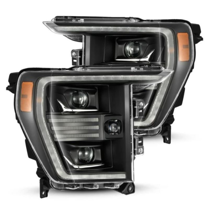 AlphaRex PRO-Series Projector headlights Black for 21-22 Ford F150 880293