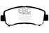 EBC 14+ Nissan Juke 1.6 Turbo Nismo RS Redstuff Front Brake Pads