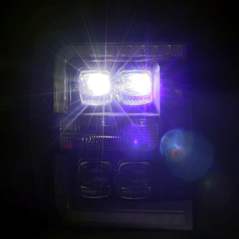 AlphaRex NOVA LED Projector Headlights Plank Style Alpha-Black for 11-16 Ford F-350 SD 880147