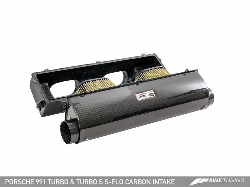 AWE Tuning S-flo Carbon Intake for Porsche 991.1 / 991.2 Turbo and Turbo S 2660-13040