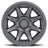 ICON Rebound Pro 17x8.5 6x5.5 0mm Offset 4.75in BS 106.1mm Bore Satin Black Wheel