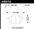 Hawk 00-02 Audi TT Base/Quattro 1.8L DTC-60 Race Front Brake Pads