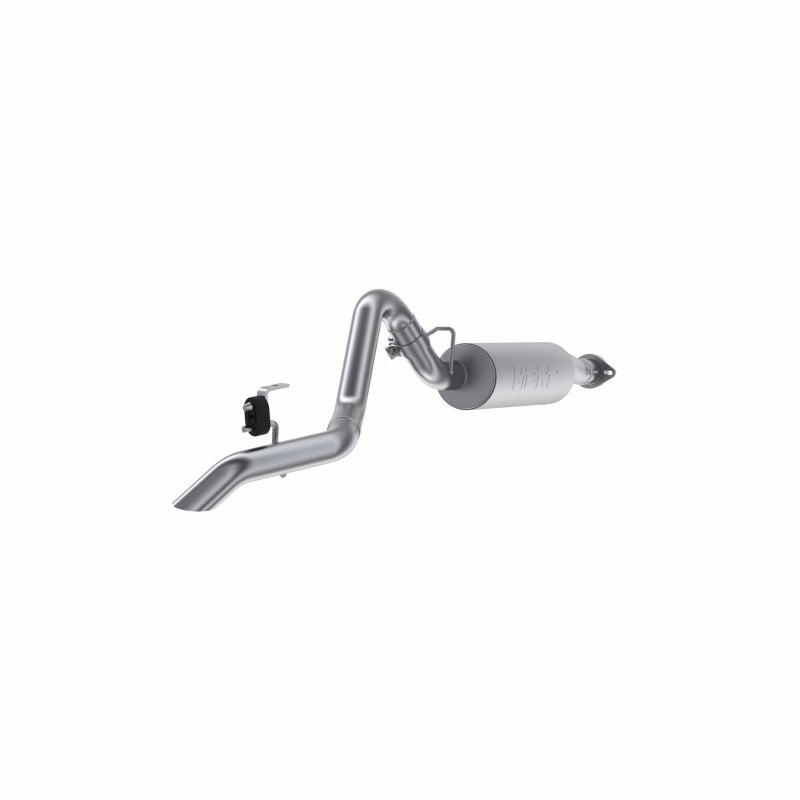 MBRP Exhaust, Single Rear Exit Aluminized for 04-06 Jeep Wrangler (TJ) Unlimited 4.0L I-6 S5520AL