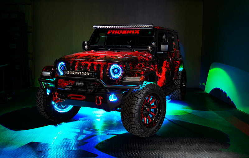 ORACLE Lighting High Performance Dynamic ColorSHIFT 20 W LED Fog Lights for Jeep JK/JL/JT 5846-332