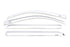 AVS 15-18 Chevy Silverado 2500 Crew Cab Ventvisor Front & Rear Window Deflectors 4pc - Chrome