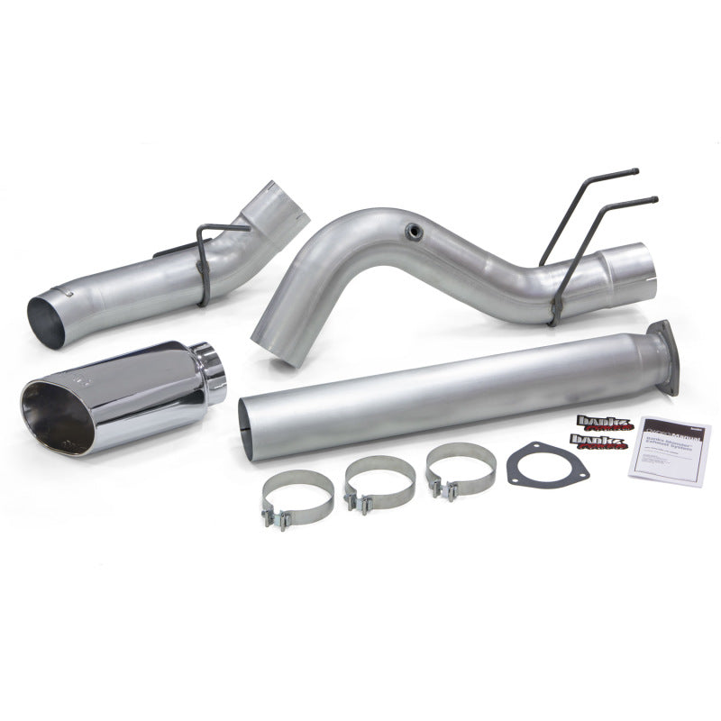 Banks Power Monster Exhaust System - Single Exhaust w/ Chrome Tip for 2017 Ford 6.7L 5