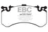 EBC 11+ Audi A8 Quattro 6.3 (Cast Iron Rotors) Yellowstuff Front Brake Pads