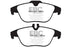 EBC 12-14 Mercedes-Benz C250 (W204) 1.8 Turbo Yellowstuff Rear Brake Pads