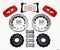 Wilwood AERO6 Front Truck Kit 14.25in Drill Red 1999-2014 GM Truck/SUV 1500