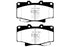EBC 96-97 Lexus LX450 4.5 Yellowstuff Front Brake Pads