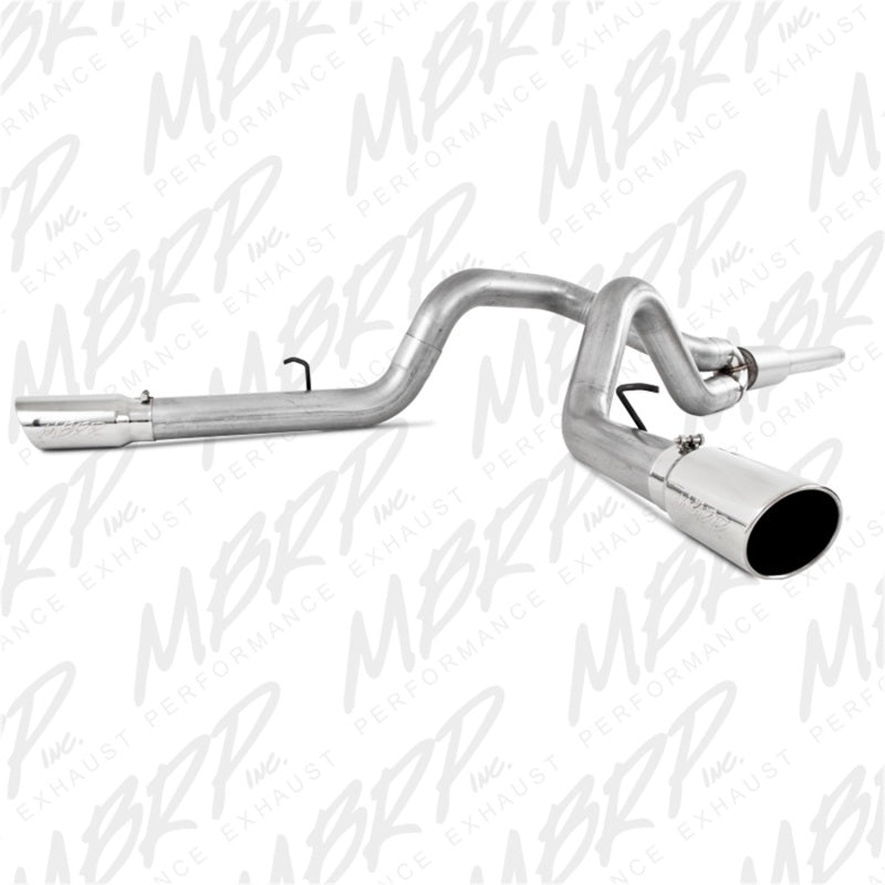 MBRP 4" Cat Back, Dual Split Side AL, 1999-2004 Ford F-250/350 V-10 S5208AL