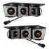 ORACLE Lighting Triple Amber LED Fog Light Kit for Steel Bumper for High 21-22 Ford Bronco 5890-005