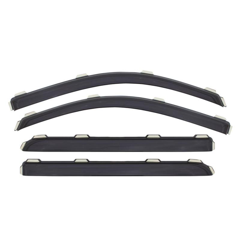 AVS 04-08 Chrysler Pacifica Ventvisor In-Channel Front & Rear Window Deflectors 4pc - Smoke