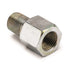 Autometer 1/8" BSPT Male To 1/8" NPTF Female Brass Metric Oil Pressure Adapter Fitting - 2269