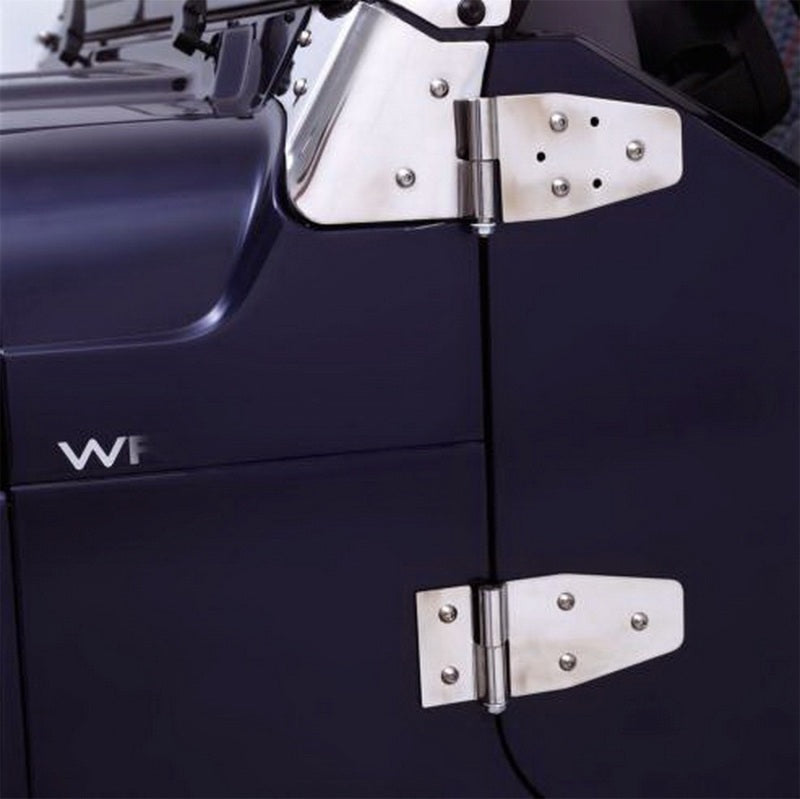 Rampage 1987-1995 Jeep Wrangler(YJ) Door Hinges - Stainless