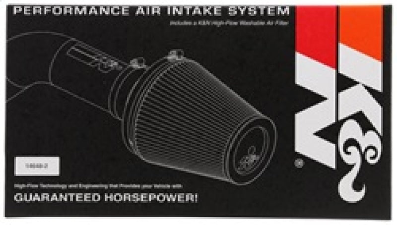 K&N 69 Series Typhoon Short Ram Cold Air Intake - Flat Black for 06-07 BMW M5 5.0L 69-2003TFK