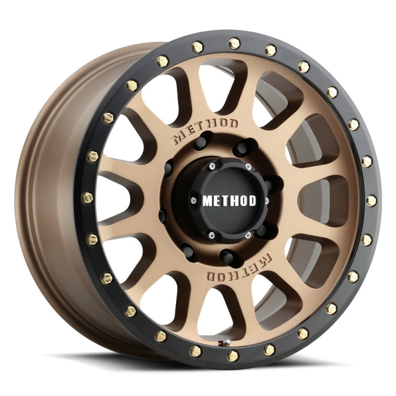 Method MR305 NV HD 18x9 +18mm Offset 8x180 130.81mm CB Method Bronze/Black Street Loc Wheel